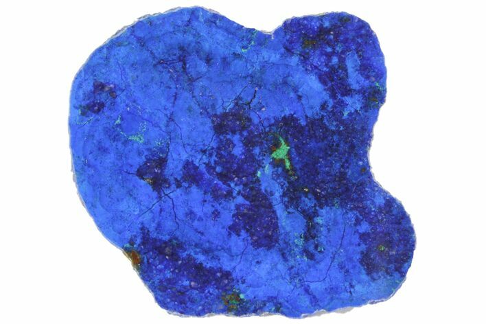 Vivid Blue, Cut/Polished Azurite Nodule - Siberia #94575